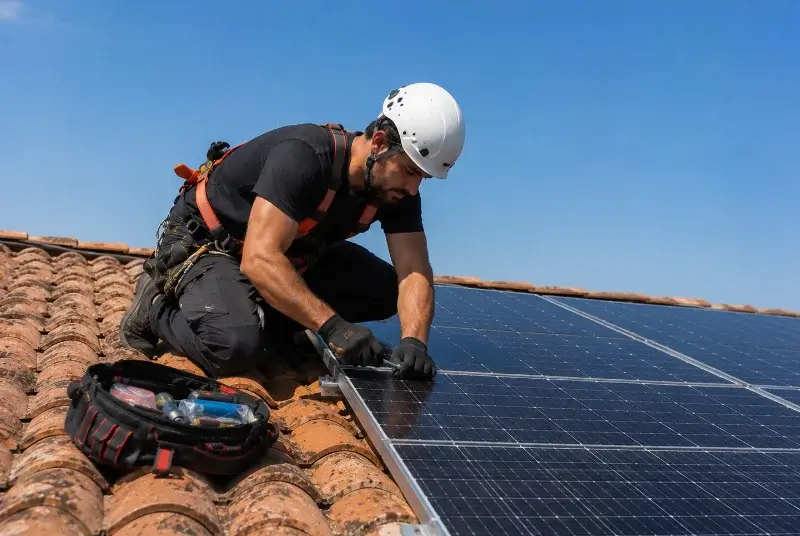 Maintenance et monitoring de panneaux solaires à Villar-Saint-Anselme