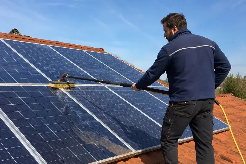 Nettoyage et entretien de panneaux solaires à Villar-Saint-Anselme